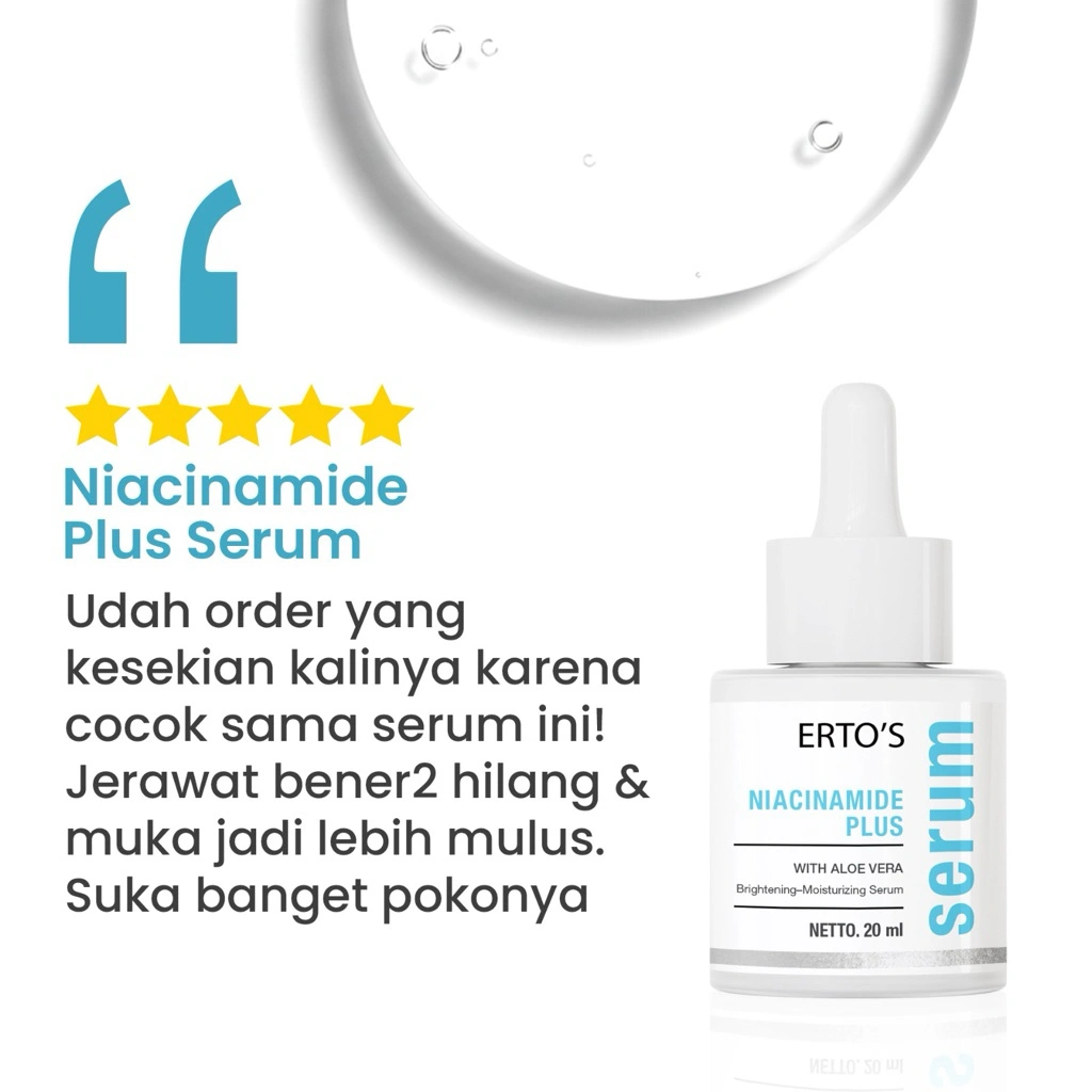 ERTO'S Serum Niacinamide Low dose Advanced 20 ml