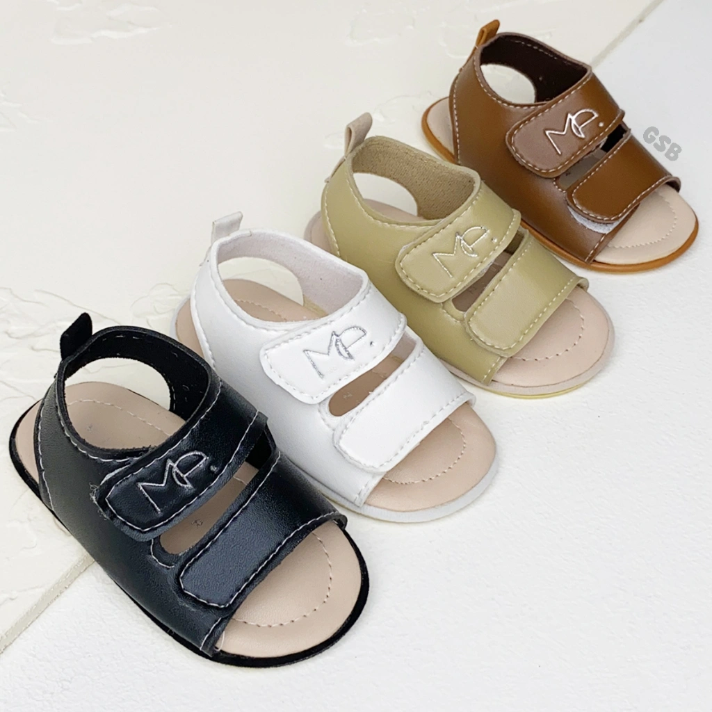 sepatu bayi sandal bayi prewalker bayi umur 2-12 bulan model casual S07 Polos Ringan & Anti Slip
