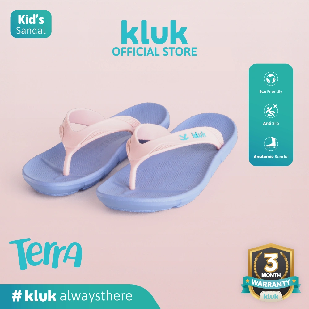 KLUK Sandal Jepit Anak - Terra Uno Esta Lavender - Anatomic Premium Kids Sandal