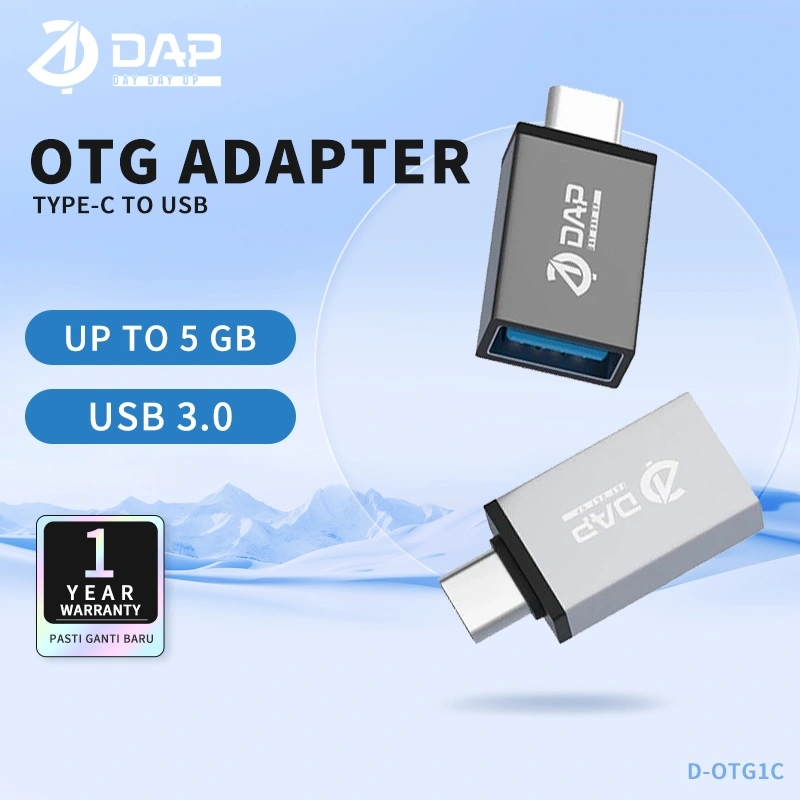 DAP OTG1-C OTG Adapter Type C to USB 3.0 Support to All Device - Garansi Resmi 1 Tahun