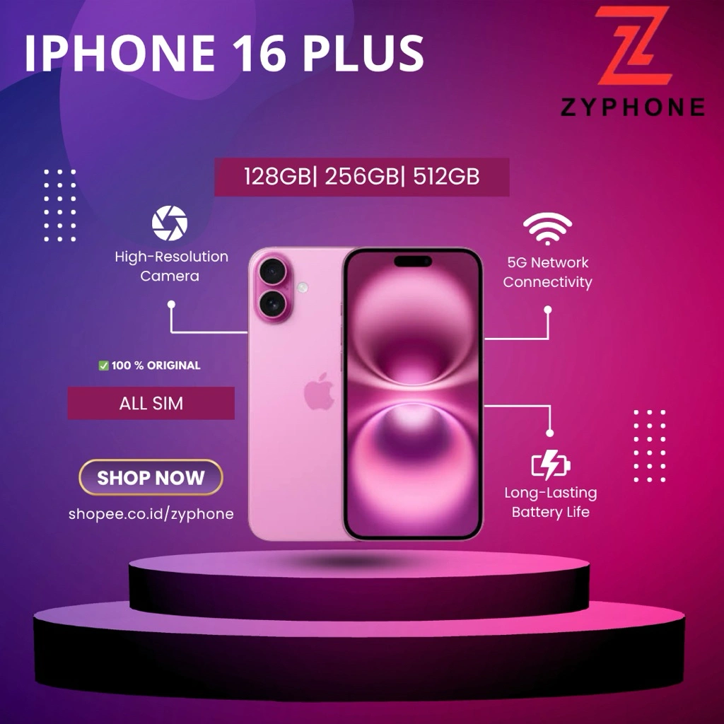 iPhone 16 PLUS /iPhone 16 Second Original iPhone 16 Second 512GB 256GB 128GB Mulus