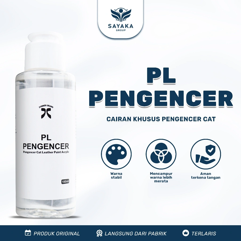 Sayaka - Pengencer Cat Sepatu Cat Akrilik Leather Paint Cat Kanvas