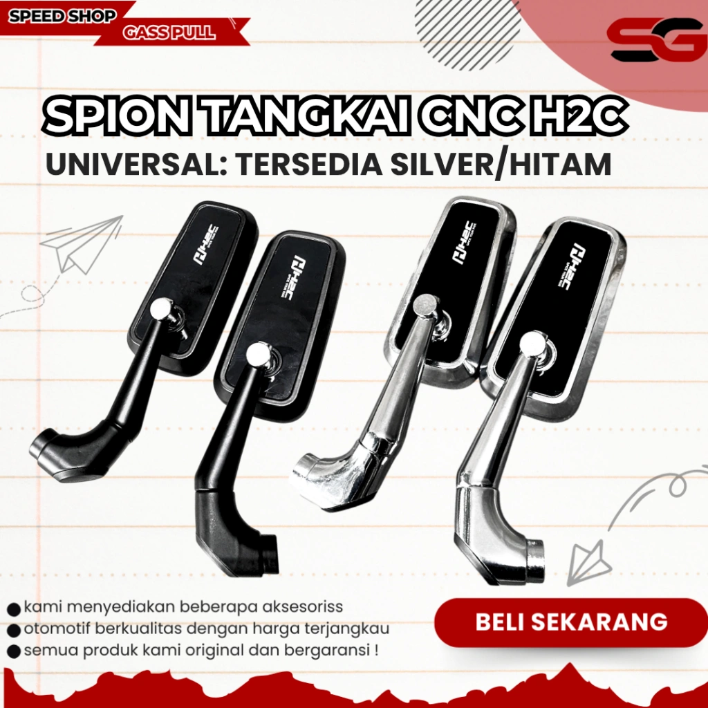 SPION KACA PUTIH BAHAN Full CNC Universal Motor Vespa Primavera VARIO 125 150 160 NMAX PCX AEROX