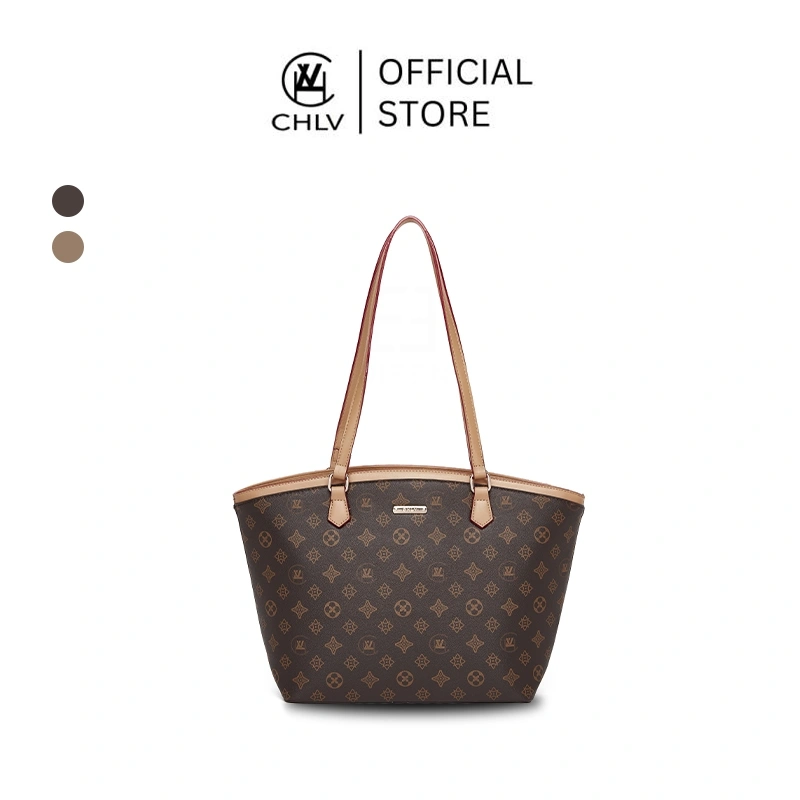 CHLV Tote Bag Wanita Import Shoulder Bag Korean Style Tas Bahu Wanita Kuliah Terbaru Tas tote Jinjing Kulit Motif Kekinian Totebag wanita Goodie bag Aesthetic Medium Multifungsi Hand Bag Casual COD tas wanita totebag kuliah tas tote bag wanita diskon