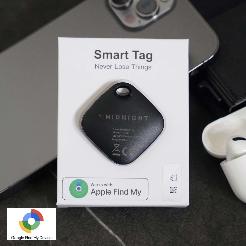 Smart Tag GPS Finder / Tracker / Find My - Midnight Smart Tag