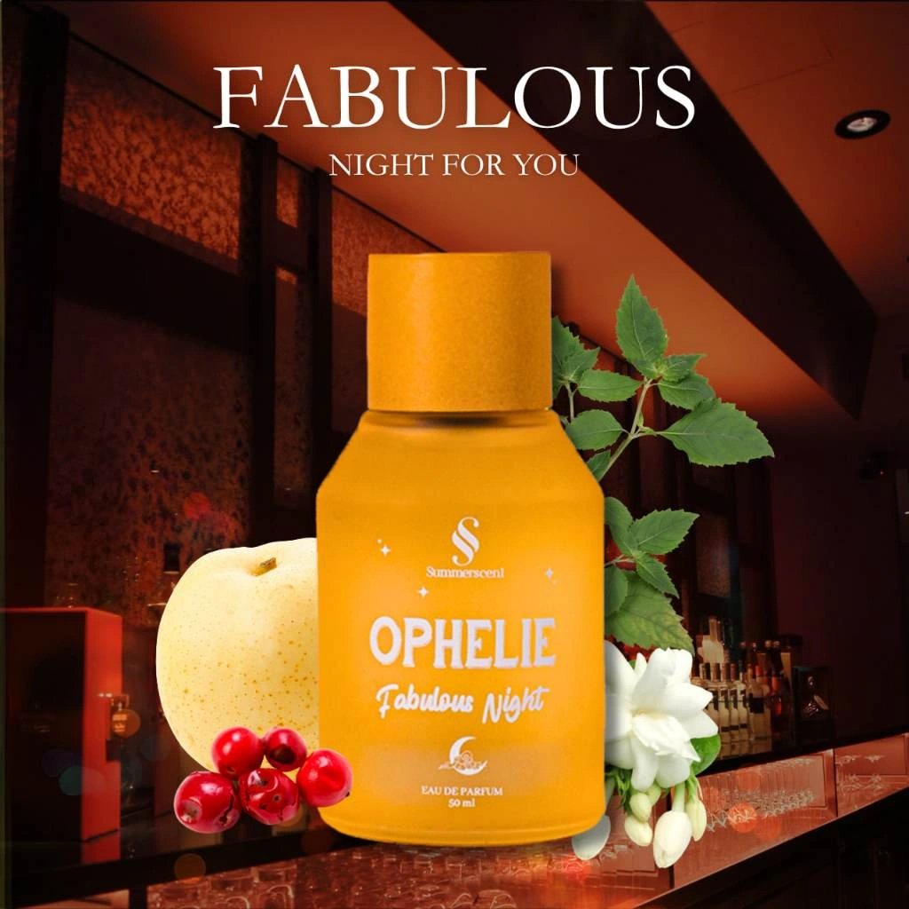 Parfum / EDP / Ophelie Fabulous/ Summerscent Official / Tahan Lama / Wanita / Parfum 50ML Original