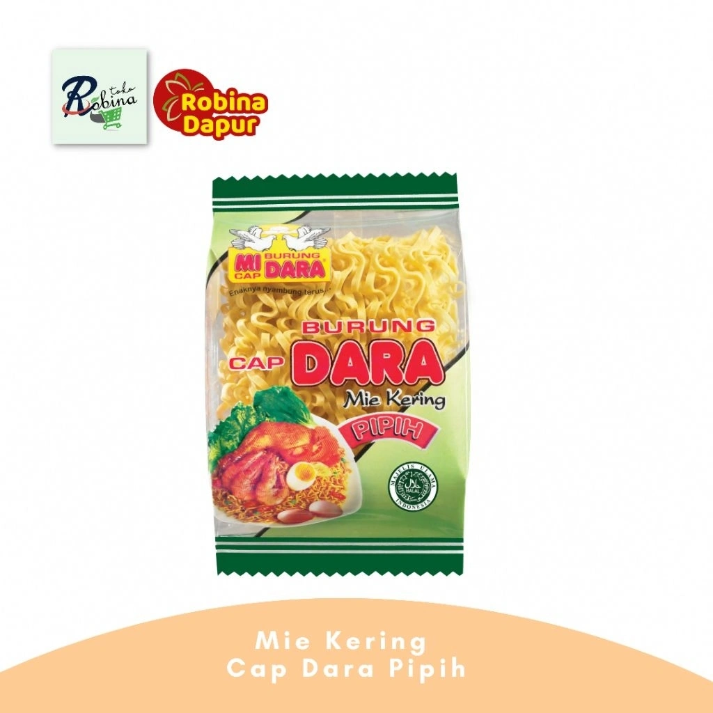 Mie Kering Burung Dara Pipih 140 gr