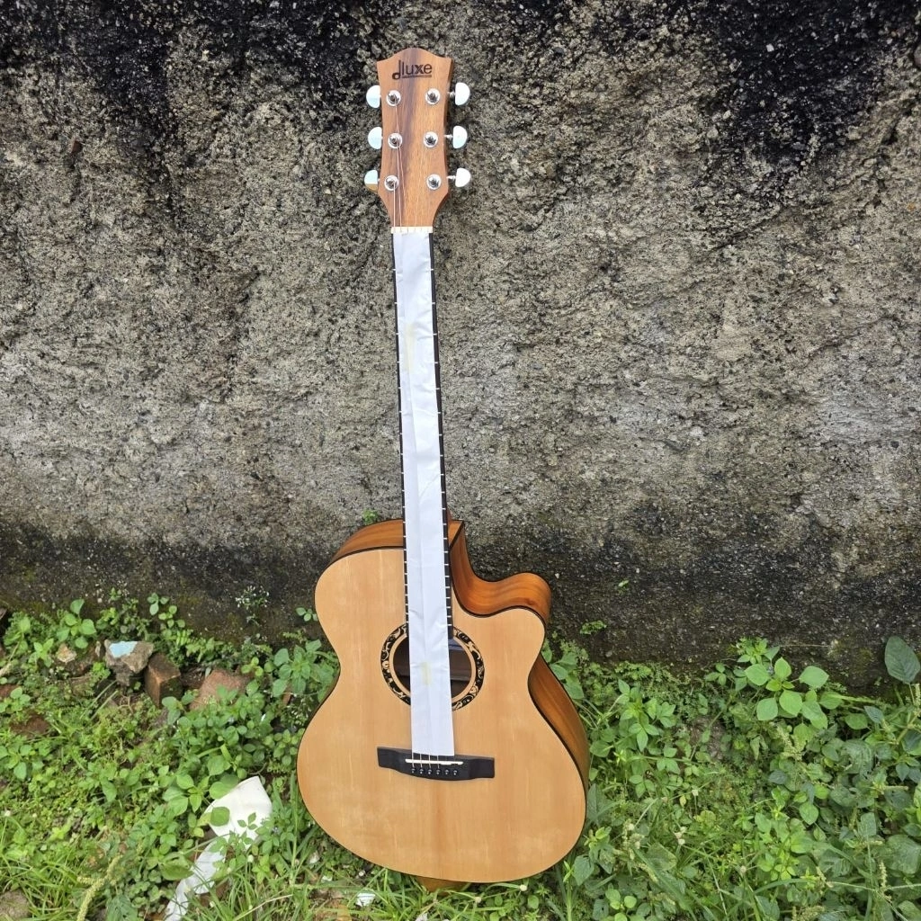 GITAR AKUSTIK DLUXE DF 110 ORIGINAL PABRIKAN GITAR ACOUSTIC DLUXE