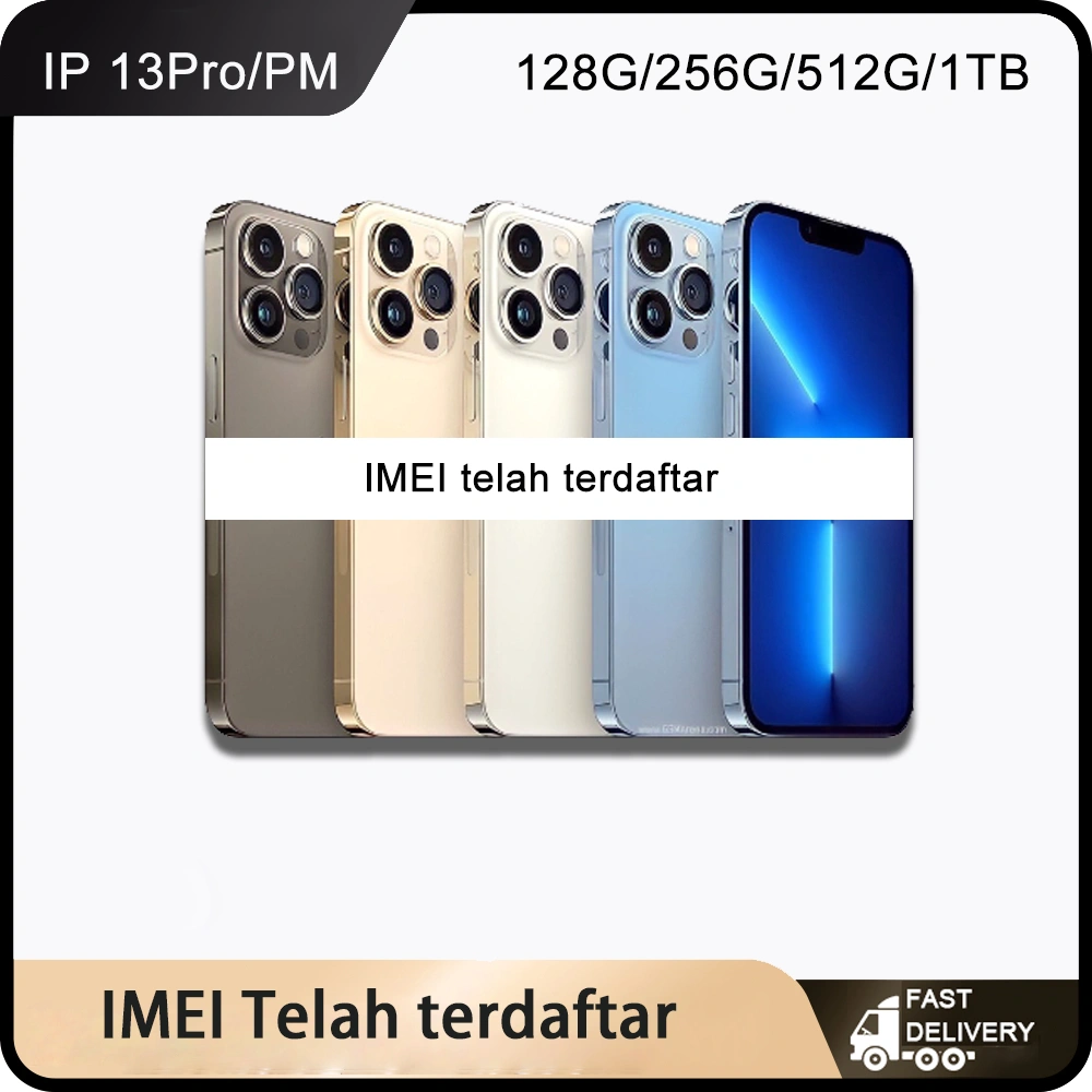 IP 13 Pro/Promax  128G/256G/512G/1TB  Second BH 95%UP ALL SIM ORIGINAL 100% | MULUS NORMAL FULLSET Kondisi Perfect