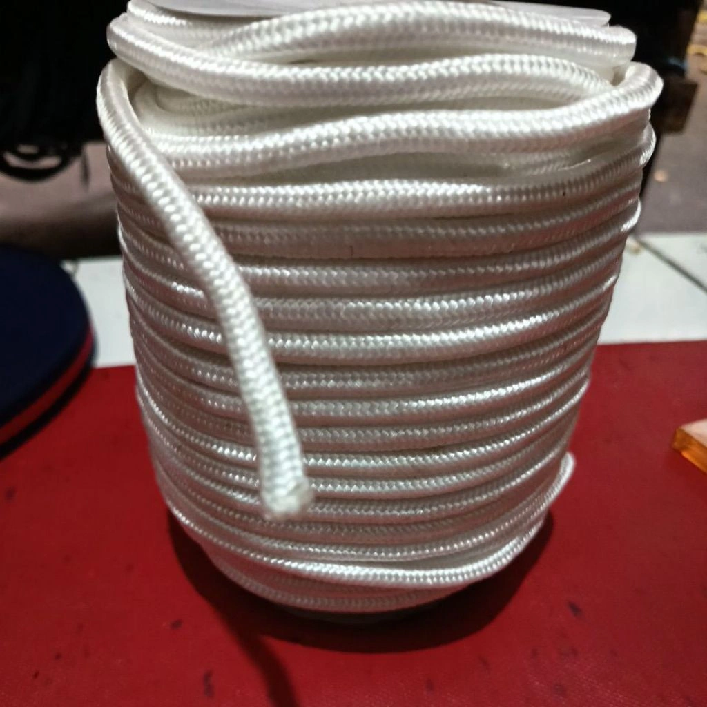 Tali karmantel Tali bendera putih polos uk. 7mm