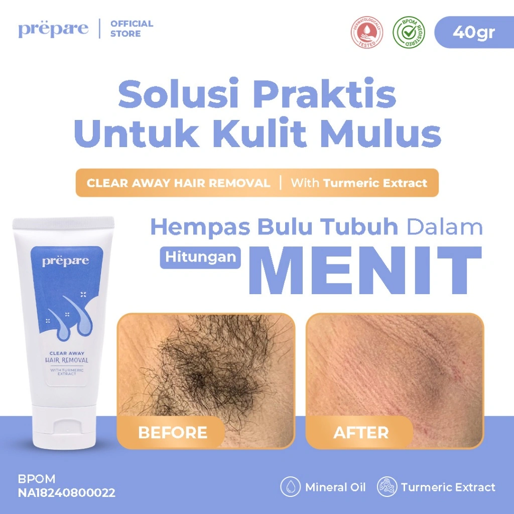 Prepare - Perontok Bulu Kaki Penghilang Bulu Kaki Penghilang Bulu Ketiak Pembersih Bulu Ketiak
