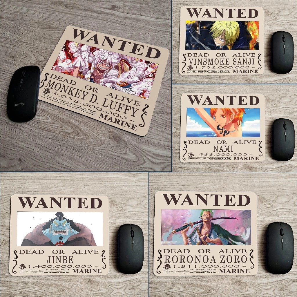 Mousepad Anime One Piece Premium Anti-slip Rubber Mouse Pad