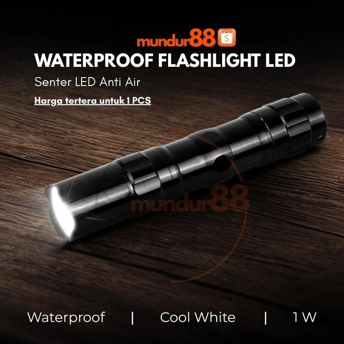 Senter Mini Police Swat 3w LED Cree 3w Waterproof Flashlight Swatt