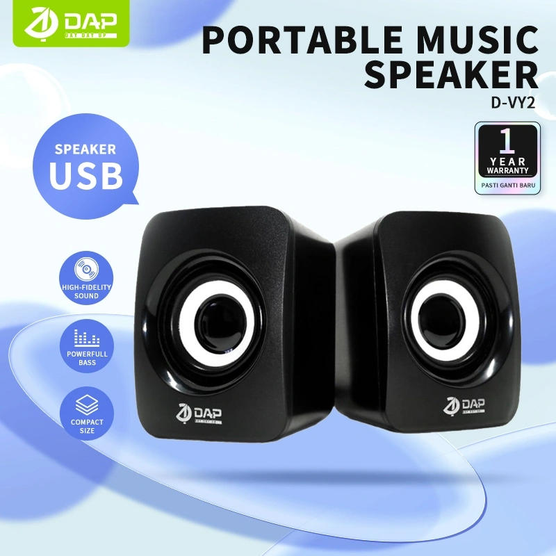 DAP Speaker USB D-VY2 Multimedia Portable Music Speaker - Garansi Resmi 1 Tahun