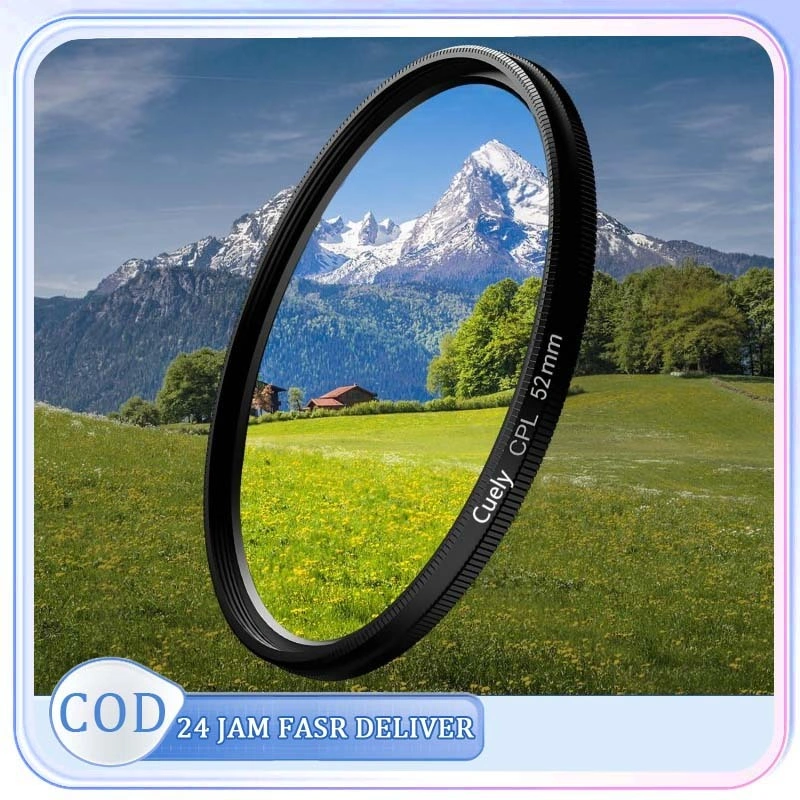 Filter CPL 49mm/52mm/58mm Untuk Kamera DSLR Mirrorless HD