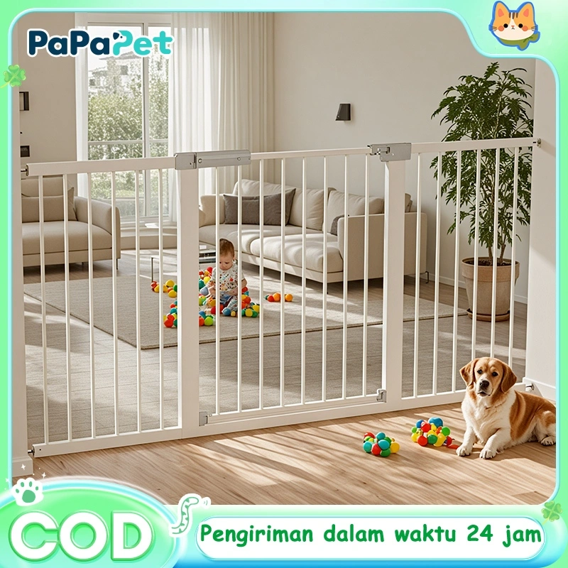 GREENPETS Baby Safety Gate Pagar Pengaman Bayi untuk Pintu dan Tangga Mudah Dipasang Kuat dan Aman