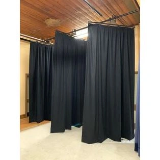 Kain Hitam polos backdrop stage background foto Studio aesthetic 3mx2.40m 6mx2.40m