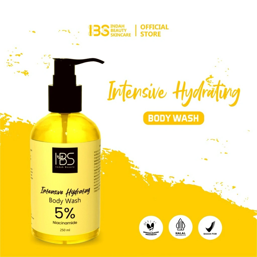 IBS Shower Gel Brightening Intensive Hydrating | Sabun Mandi Wangi Melembapkan Kulit BPOM 250 ml