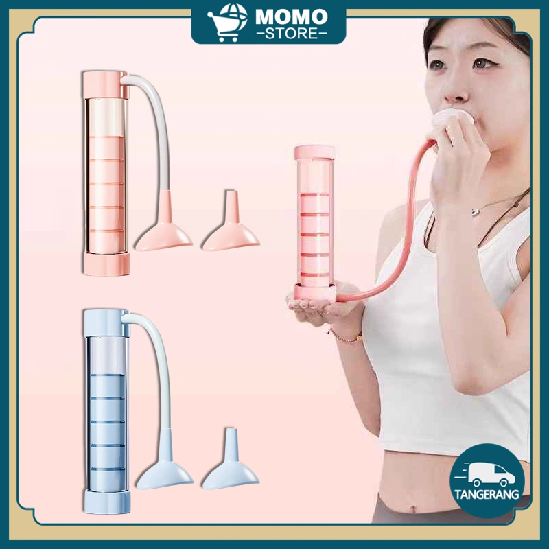 300G Spirometer Portable Breathing Exercise Dumbbell - Adjustable Resistance Gym Gear Rep Counter Core & Ab Strength Trainer