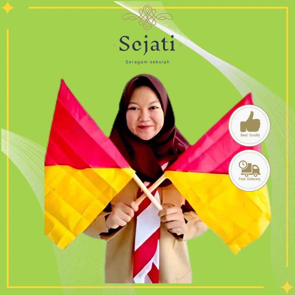 Seragam Sejati Collection Satu set Semaphore Bendera Pramuka
