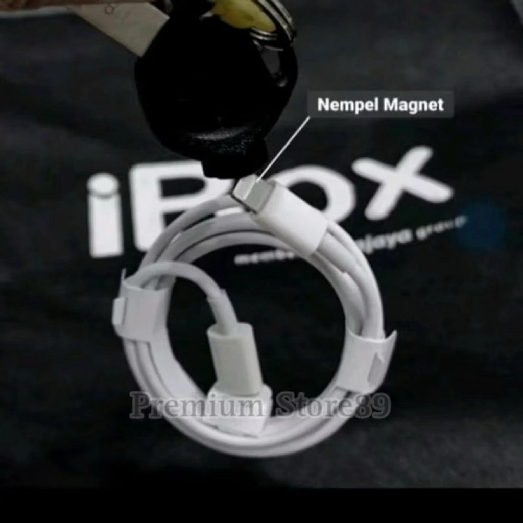 KABEL DATA IP ORIGINAL RESMI IBOX USB.  C TO LIGHTNING FAST CHARGING ORIGINAL GARANSI 1TAHUN
