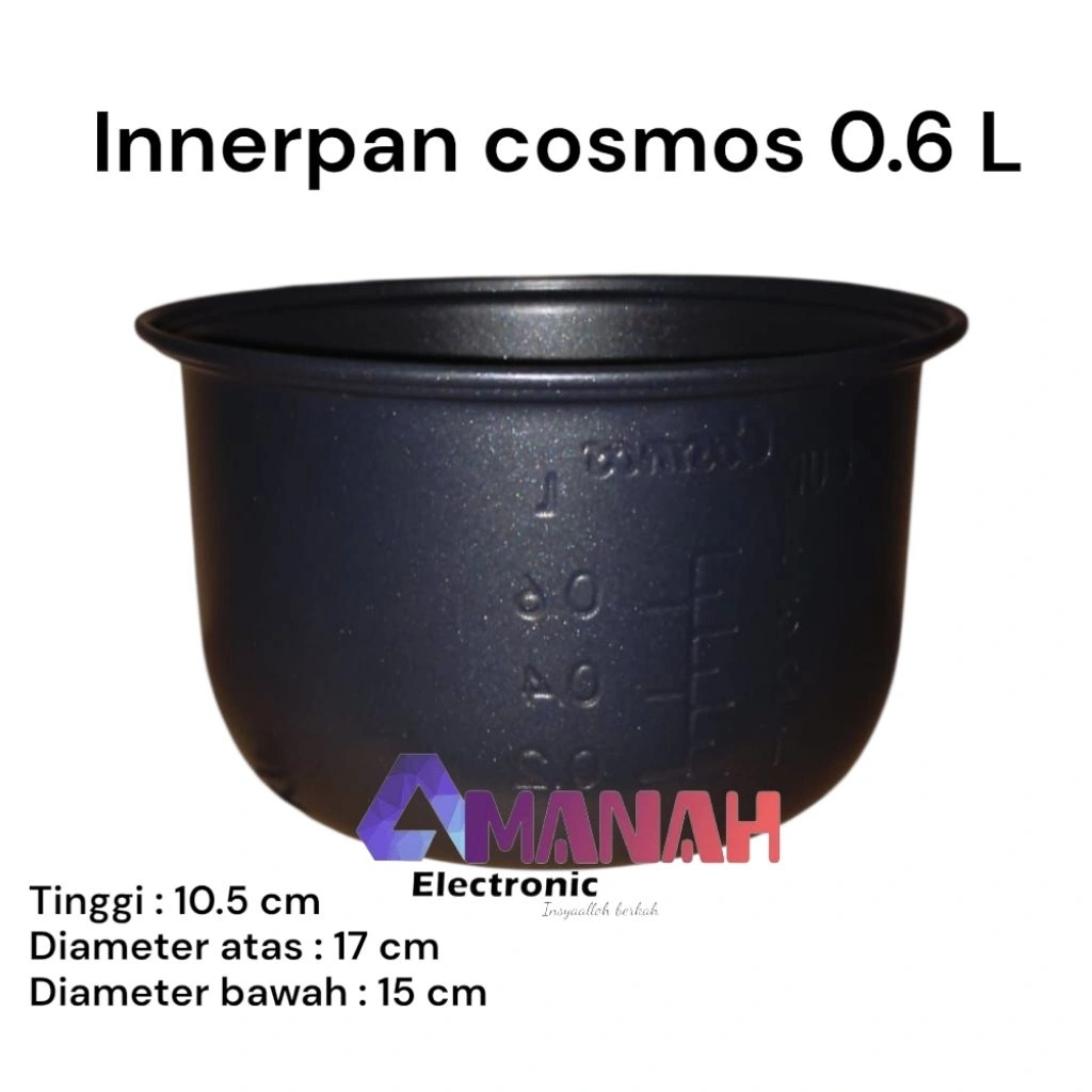 innerpan Cosmos 0.6 liter/refil panci ricecooker cosmos 0.6 liter