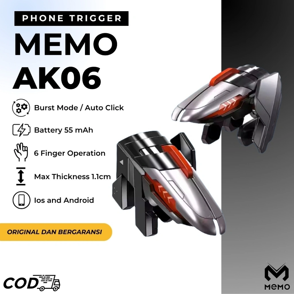 MEMO AK06 AUTO PULSE SHOOTING CONTOLLER GAMING TRIGGER 4 BUTTON