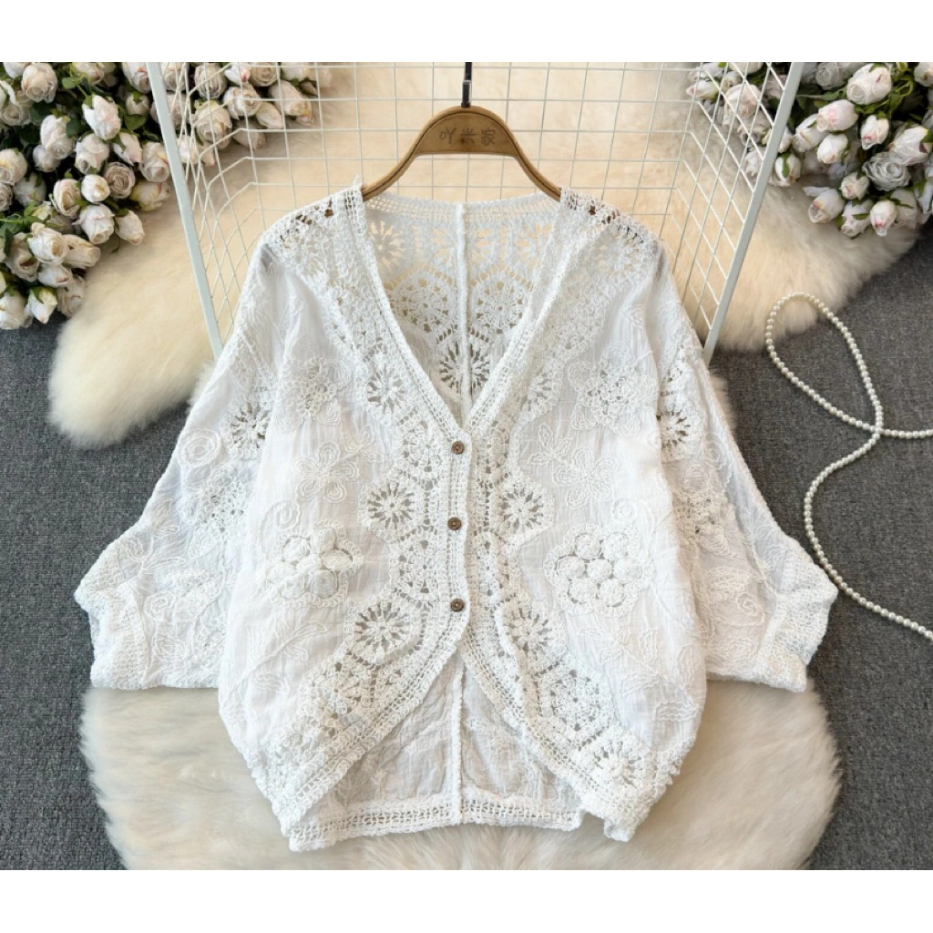 Cardingan Outer Rajut Bermotif Premium