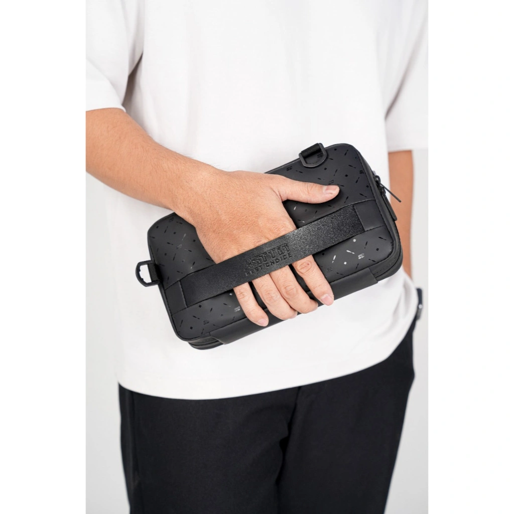 ASTTIN - Ripleys Tas Pouch Clutch & Slempang Pria 3in1 Tahan Air Luxury Exclusive Series Tas Handbag City Waterproof Multifungsi Gaya Anda