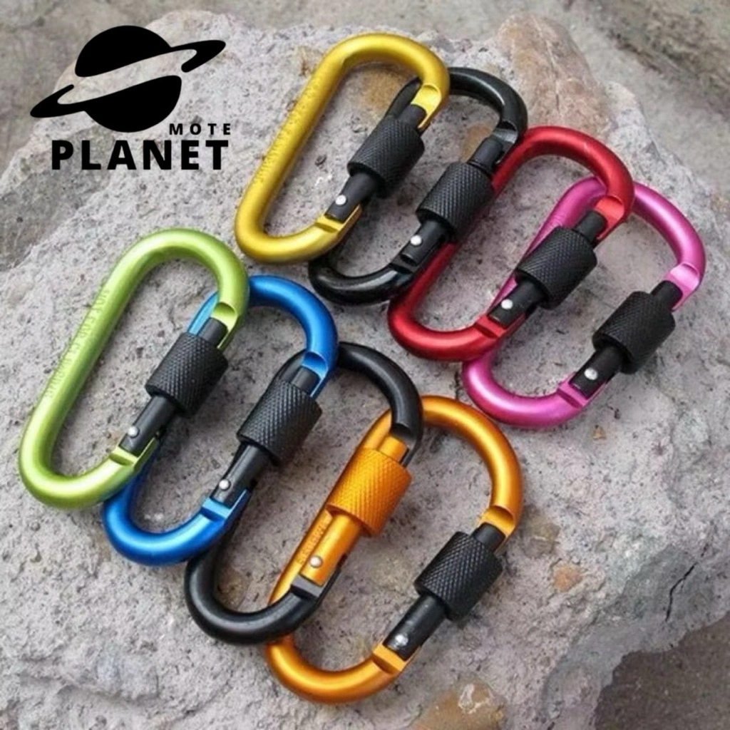 Gantungan Carabiner Jumbo Aluminium Quickdraw Karabiner 8D (1 PCS)