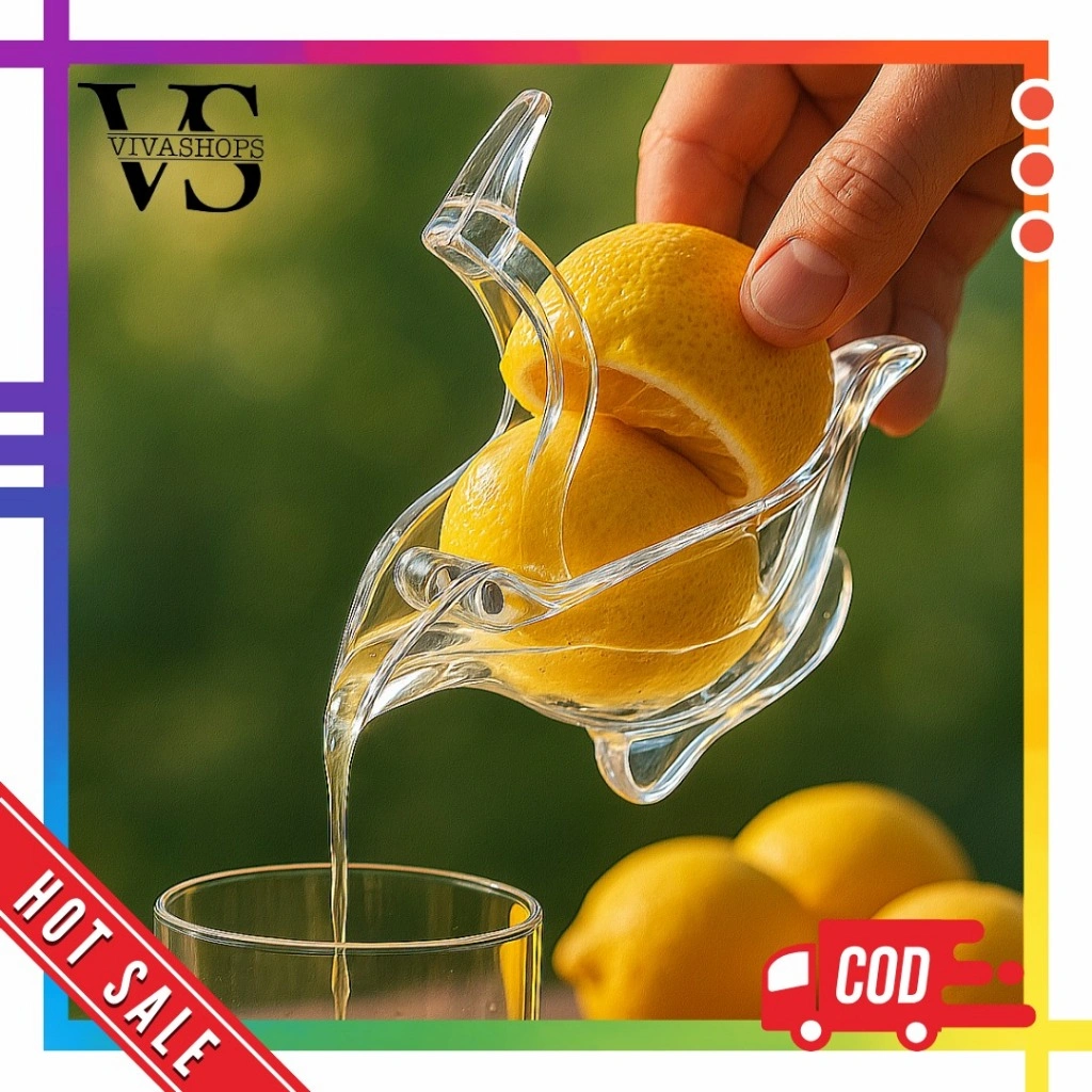 Alat Peras Pemeras Buah Manual Akrilik Kecil Alat Peras Jeruk / Lemon Blender Hand Pressure