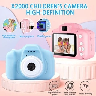 Kamera Digital Anak 8MP HD 2.0 Inch IPS Layar Mini Mainan Kamera Anak Mendukung Rekaman Video Hadiah untuk Ulang Tahun & Perjalanan