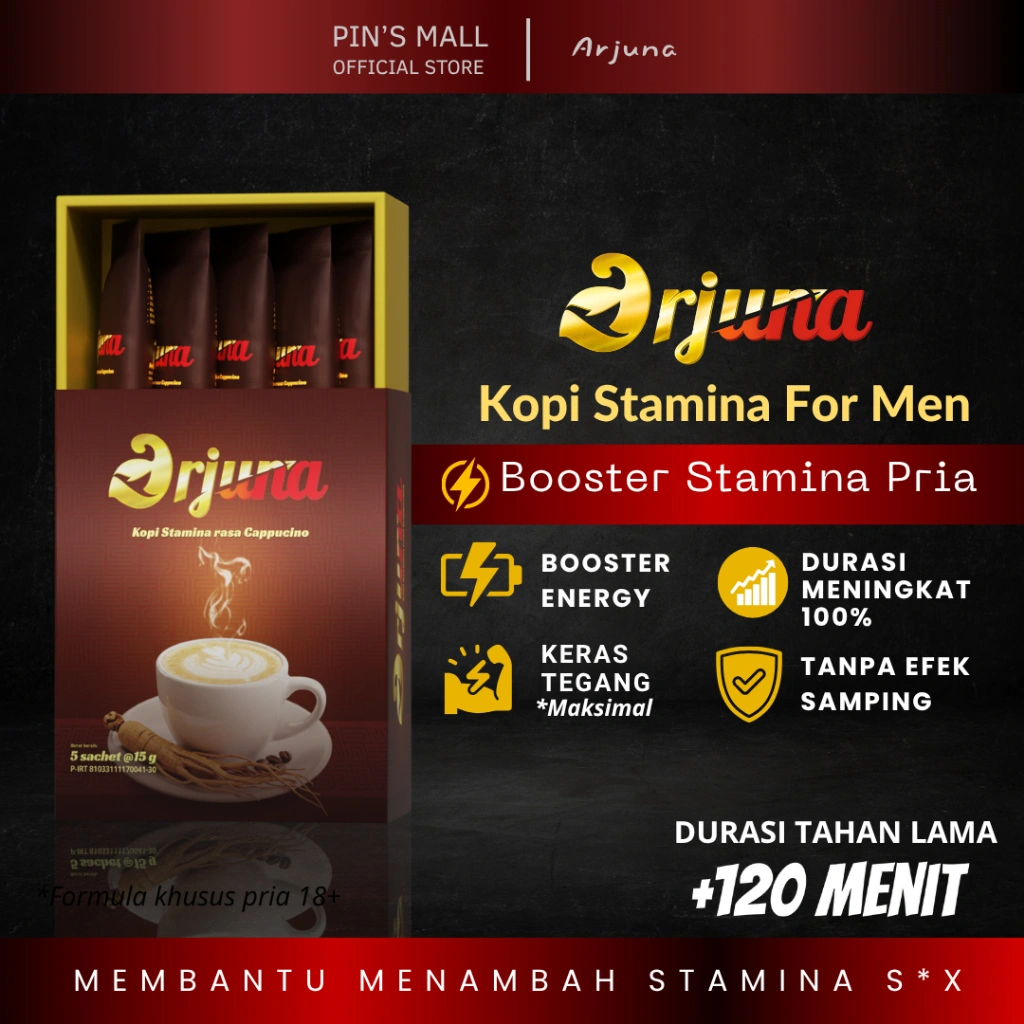 ARJUNA Kopi Kuat Rasa Coklat Stamina Pria Tahan Lama Extra Gingseng Original