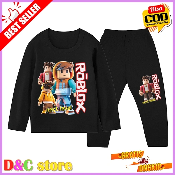 Baju Tidur Anak Roblox Piyama Stelan Panjang Ukuran 1 Sampai 10 Tahun 1942
