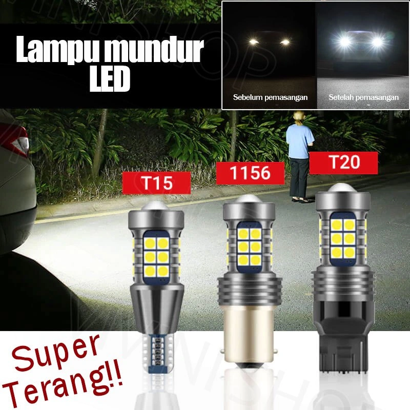Lampu Mundur Mobil Super Terang Lampu Kota Led Mobil 12v Lampu Sein Lampu Mobil Motor T20 T15 1156