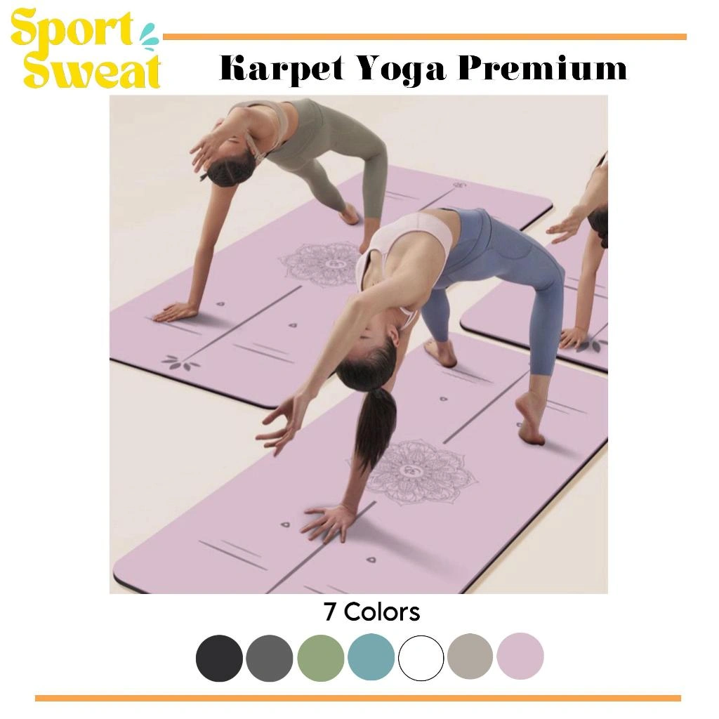 SPORT.SWEAT – KARPET YOGA PILATES ANTI SLIP - Rubber PU Premium Yoga Mat