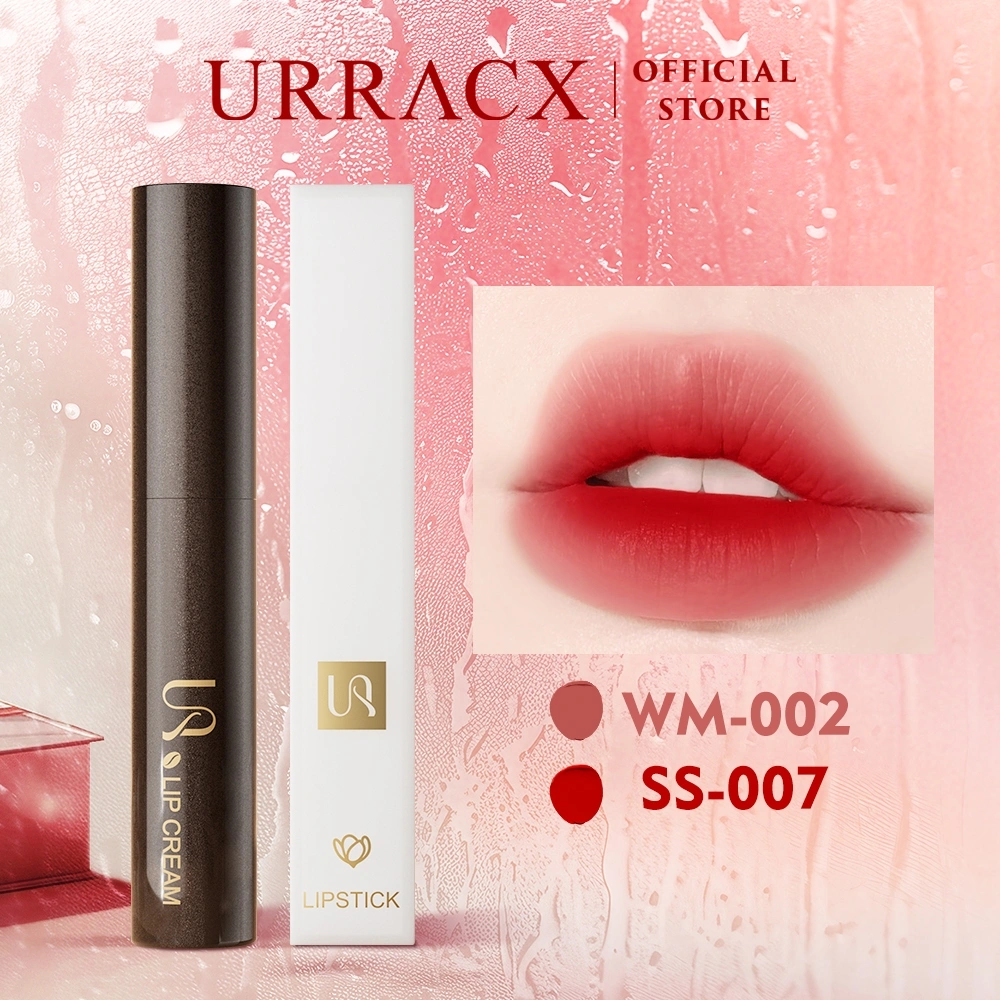 URRACX Liptint Liquid Lipstick Ombre Lips Lip Cream Matte Finish Waterproof Non-sticky High Pigment Tahan Lama Lip Velvet