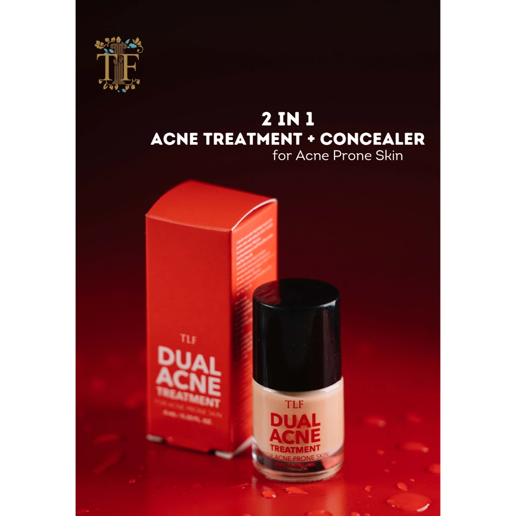 TLF Dual Acne Treatment Concealer & Obat Jerawat Menyamarkan Noda Hitam BPOM GRATIS JEPIT KOREA