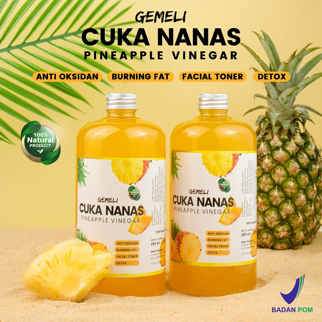 Cuka Nanas Gemeli Original With Mother 1000ml