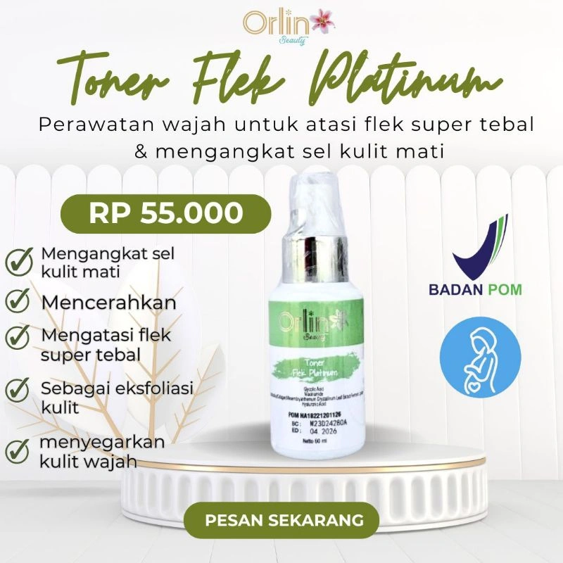 TONER FLEK ORLIN BEAUTY/PEMBERSIH WAJAH