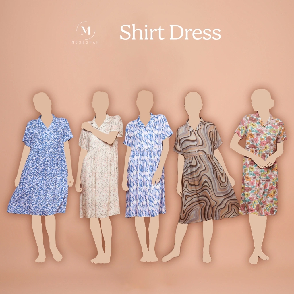 Moseshah Nursing Shirt Dress