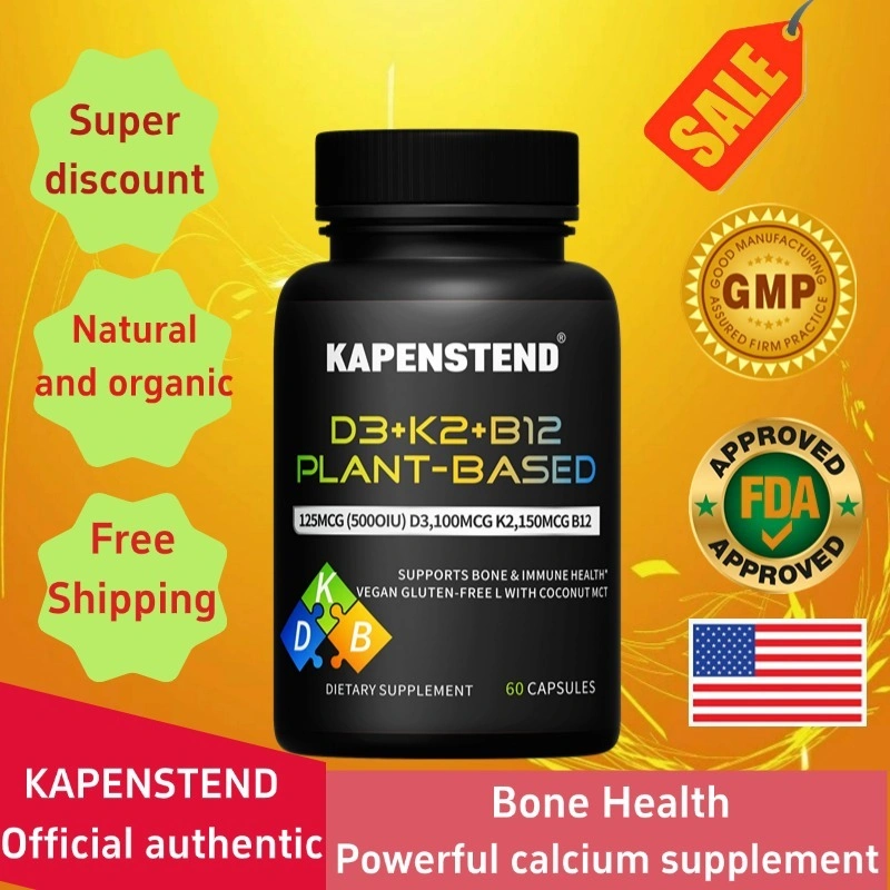 Vitamin K2 D3 B12 3-in-1 Kalsium mendukung pertumbuhan tulang dan meningkatkan kekebalan tubuh