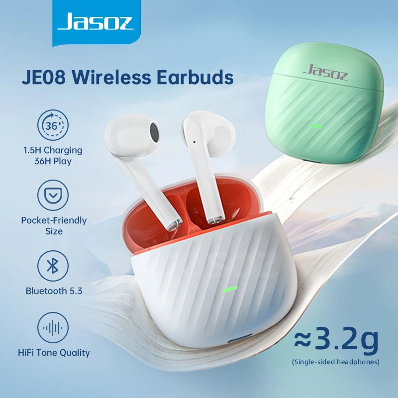 Jasoz Wireless Bluetooth Headset Gaming TWS Headphone HIFI Stereo Dengan Earbuds