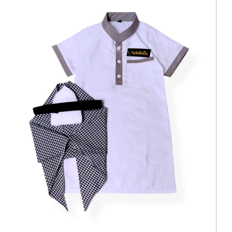 KOKO BAYI SET SORBAN 0-2 BULAN BAJU GAMIS KOKO BAYI AQIQAH TURKI NEWBORN