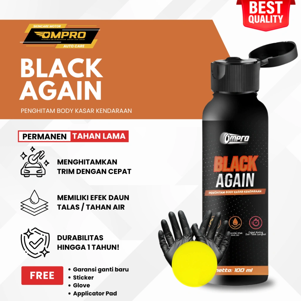 Penghitam Body Motor Permanen Body Kasar Black Magic Penghitam Bodi Motor Penghitam Bodi Motor Permanen Black Magic Penghitam Bodi Motor Permanen Cairan Penghitam Body Motor Penghitam Body Motor Doff Menghitamkan Body Motor Ompro Black Again 100ml