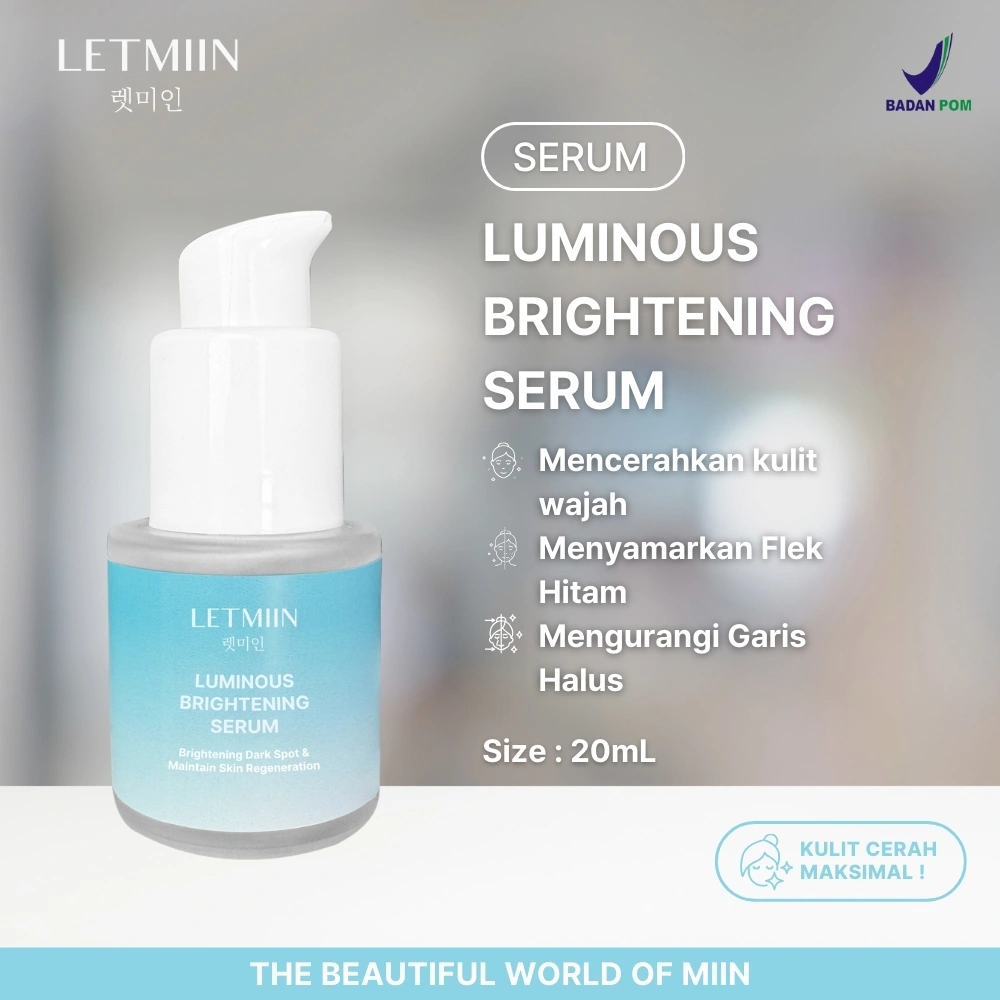 Letmiin Luminous Brightening Serum - Serum Mencerahkan dan Meratakan Warna Kulit