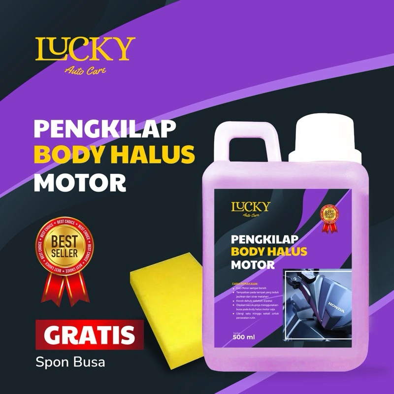 LUCKY PENGKILAP BODY MOTOR DAN MOBIL 500 ML