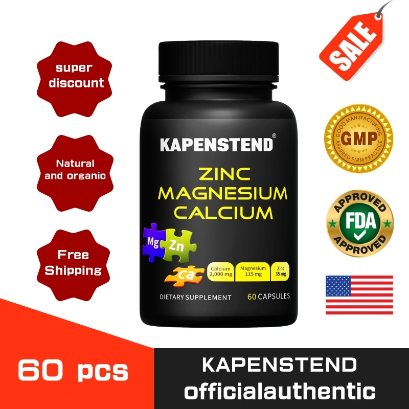 Suplemen kalsium magnesium zinc untuk kesehatan tulang, jantung, otot, dukungan kekebalan tubuh