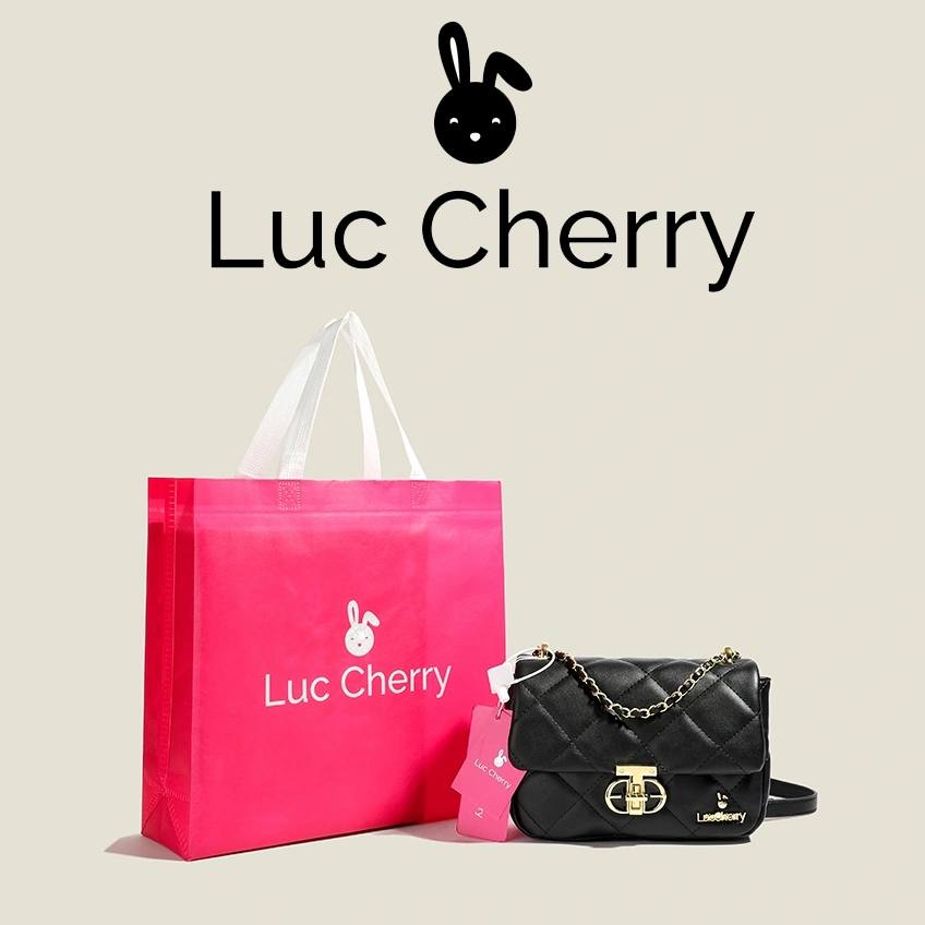 Exclusive Tas Premium LUC CHERRY Selempang Wanita LC-1012 PAPERBAG + SERTI