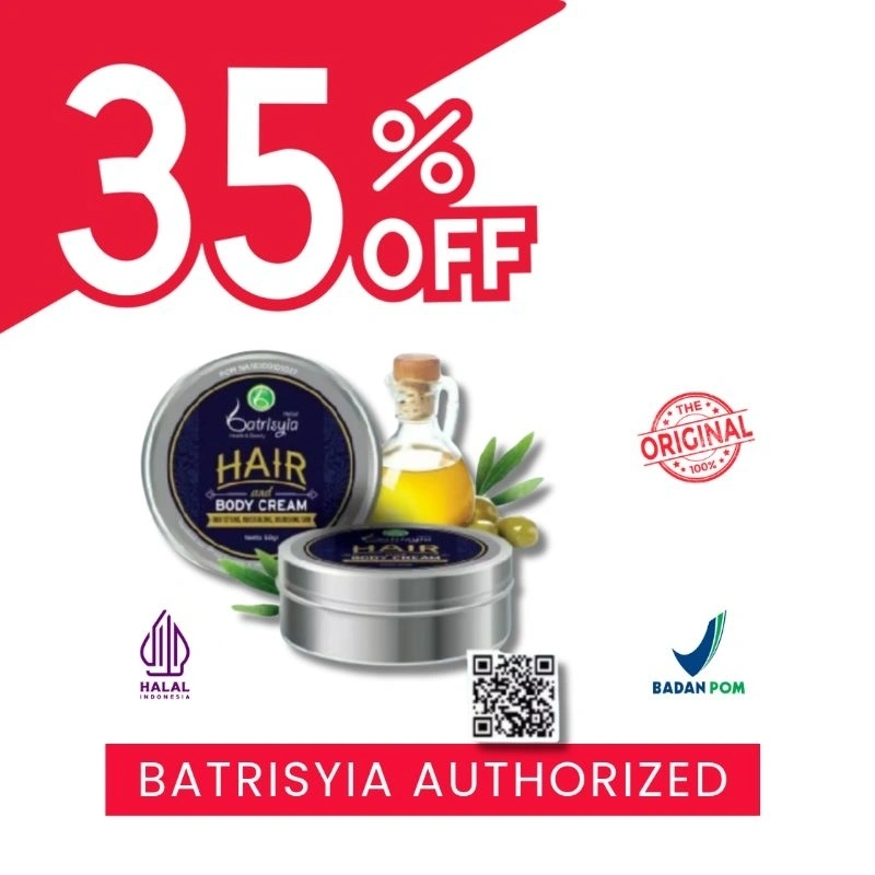 Batrisyia Hair and Body Cream Pomade for Men